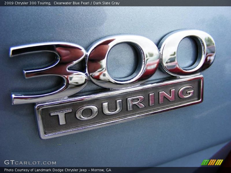 Clearwater Blue Pearl / Dark Slate Gray 2009 Chrysler 300 Touring