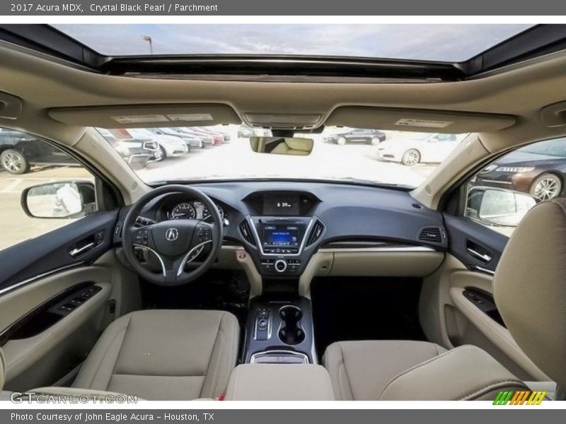 Crystal Black Pearl / Parchment 2017 Acura MDX