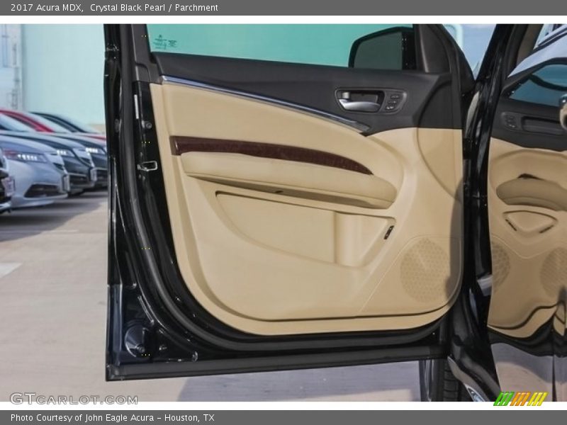 Crystal Black Pearl / Parchment 2017 Acura MDX