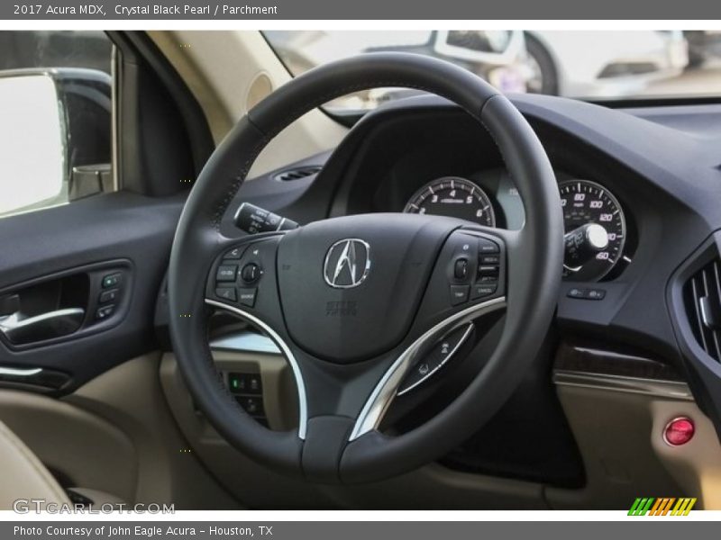 Crystal Black Pearl / Parchment 2017 Acura MDX