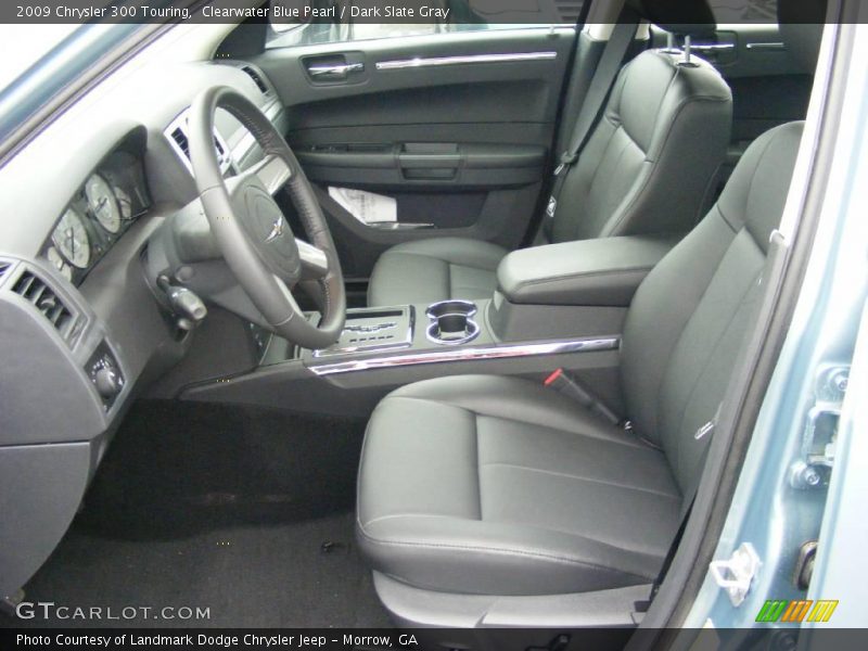 Clearwater Blue Pearl / Dark Slate Gray 2009 Chrysler 300 Touring