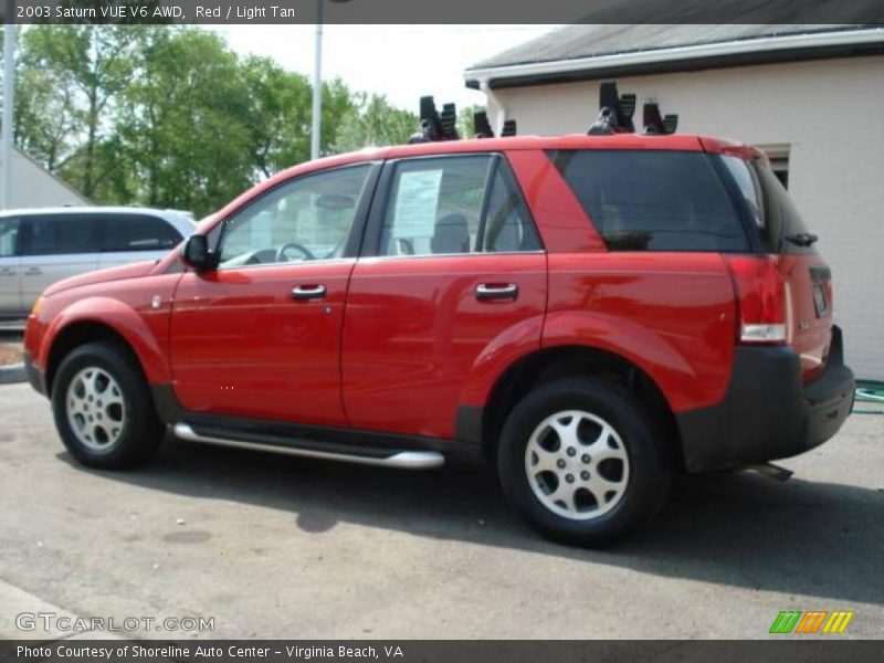 Red / Light Tan 2003 Saturn VUE V6 AWD