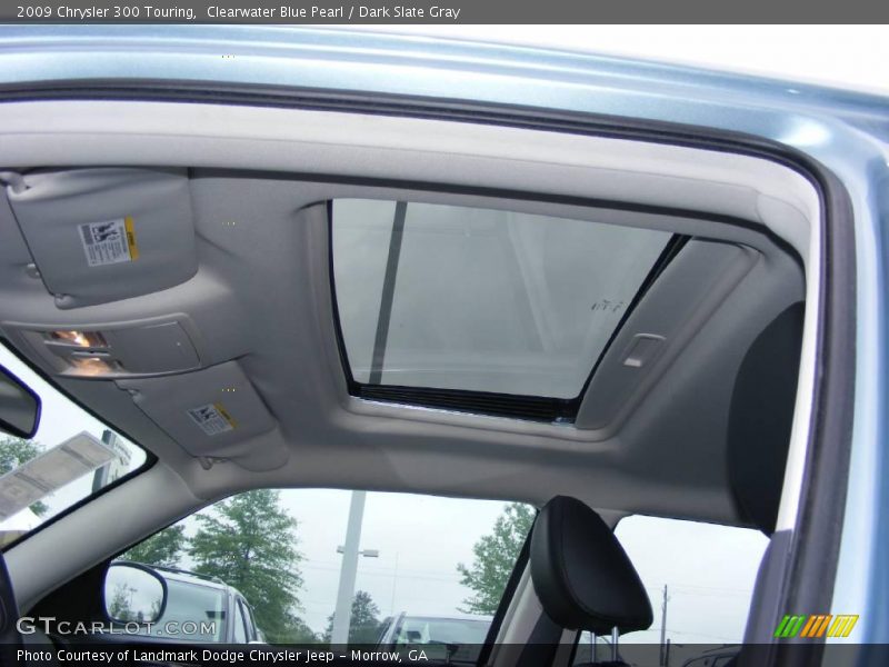 Clearwater Blue Pearl / Dark Slate Gray 2009 Chrysler 300 Touring
