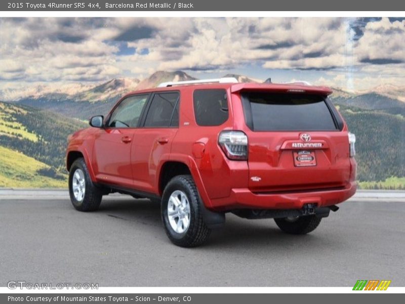 Barcelona Red Metallic / Black 2015 Toyota 4Runner SR5 4x4