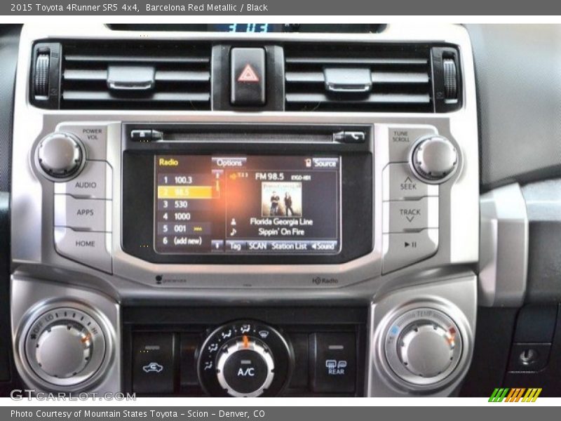 Barcelona Red Metallic / Black 2015 Toyota 4Runner SR5 4x4