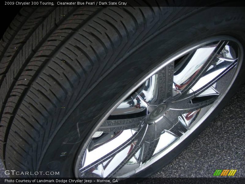 Clearwater Blue Pearl / Dark Slate Gray 2009 Chrysler 300 Touring