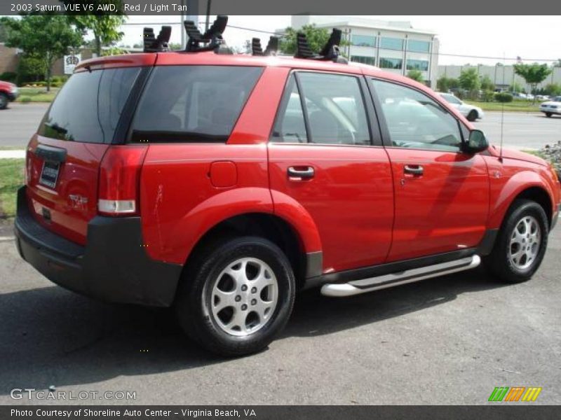 Red / Light Tan 2003 Saturn VUE V6 AWD