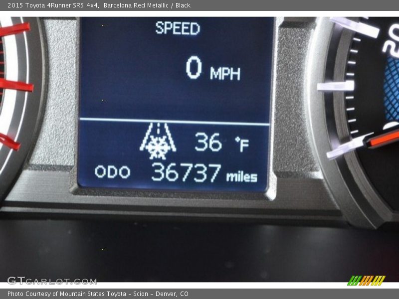 Barcelona Red Metallic / Black 2015 Toyota 4Runner SR5 4x4