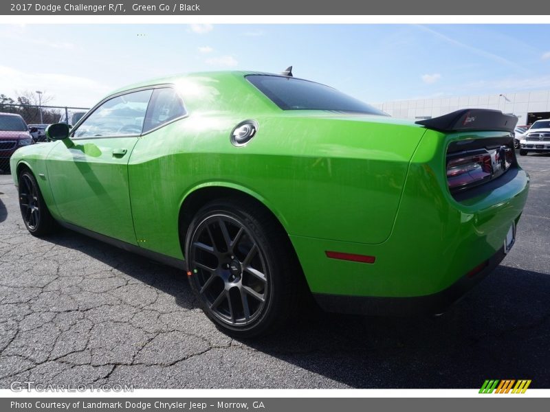 Green Go / Black 2017 Dodge Challenger R/T