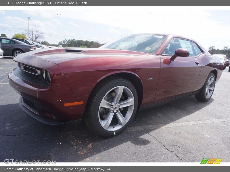 Octane Red / Black 2017 Dodge Challenger R/T