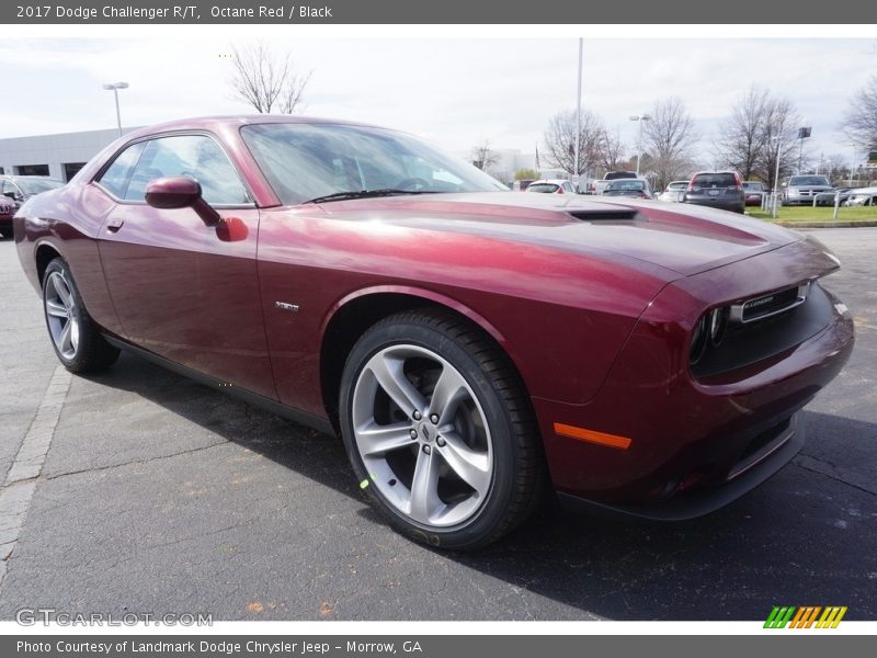 Octane Red / Black 2017 Dodge Challenger R/T