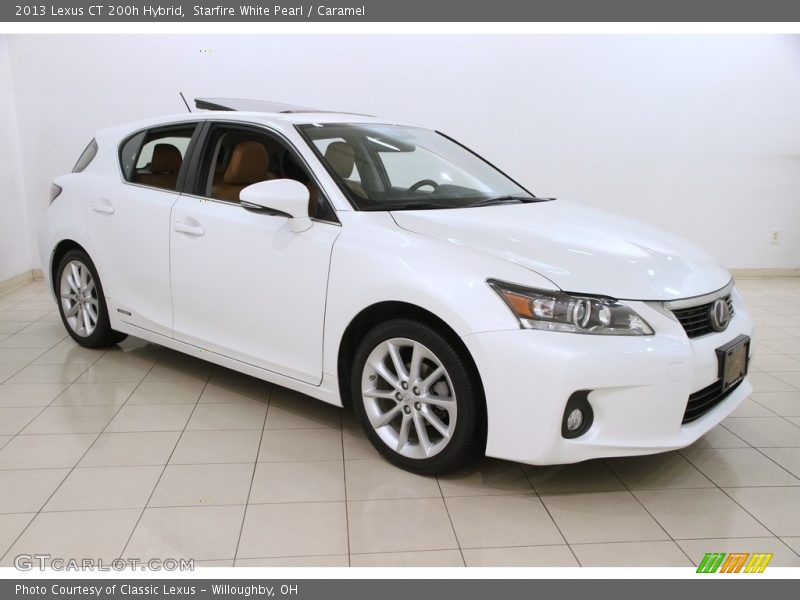 Starfire White Pearl / Caramel 2013 Lexus CT 200h Hybrid