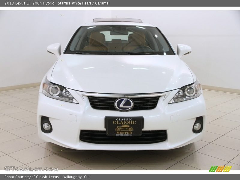 Starfire White Pearl / Caramel 2013 Lexus CT 200h Hybrid