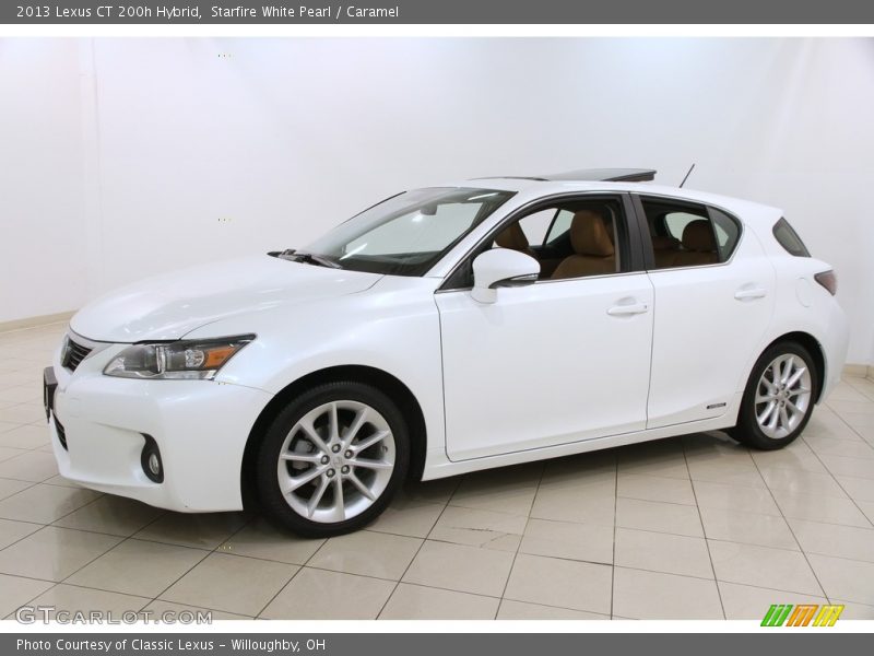 Starfire White Pearl / Caramel 2013 Lexus CT 200h Hybrid