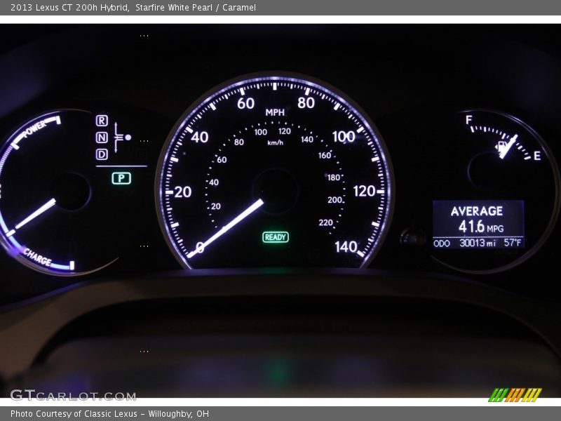 Starfire White Pearl / Caramel 2013 Lexus CT 200h Hybrid