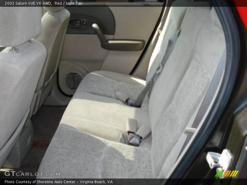 Red / Light Tan 2003 Saturn VUE V6 AWD
