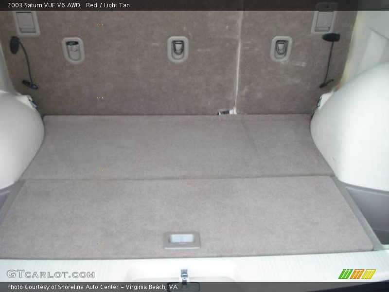 Red / Light Tan 2003 Saturn VUE V6 AWD