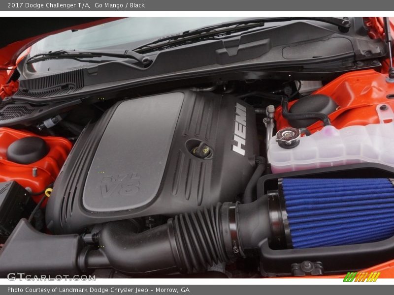 Go Mango / Black 2017 Dodge Challenger T/A
