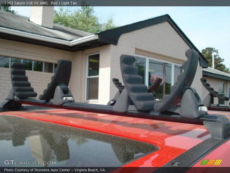 Red / Light Tan 2003 Saturn VUE V6 AWD