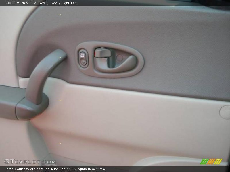 Red / Light Tan 2003 Saturn VUE V6 AWD