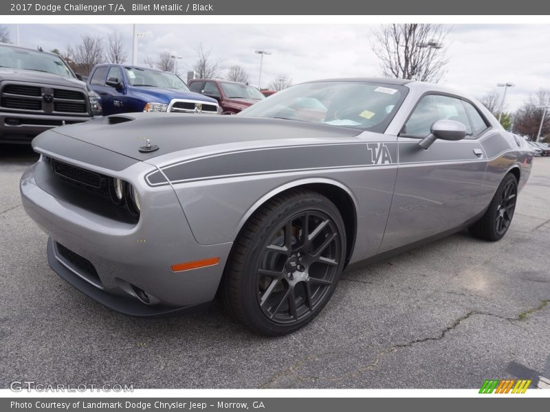 Billet Metallic / Black 2017 Dodge Challenger T/A