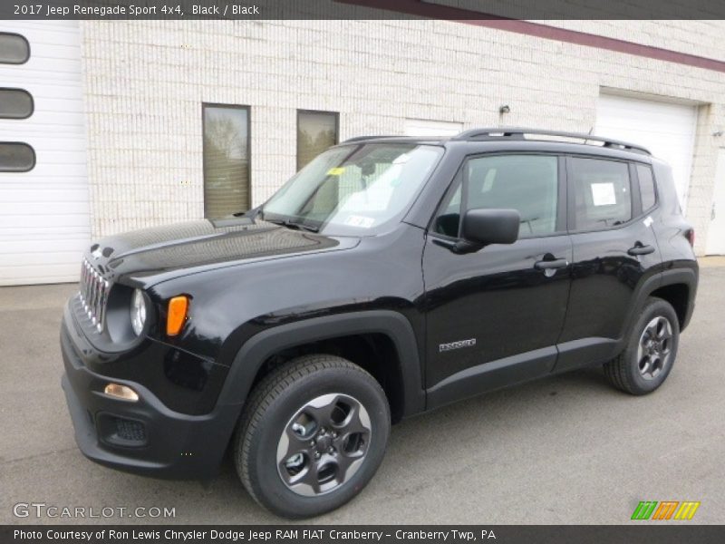 Black / Black 2017 Jeep Renegade Sport 4x4