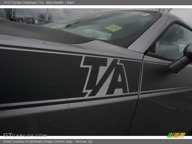 Billet Metallic / Black 2017 Dodge Challenger T/A