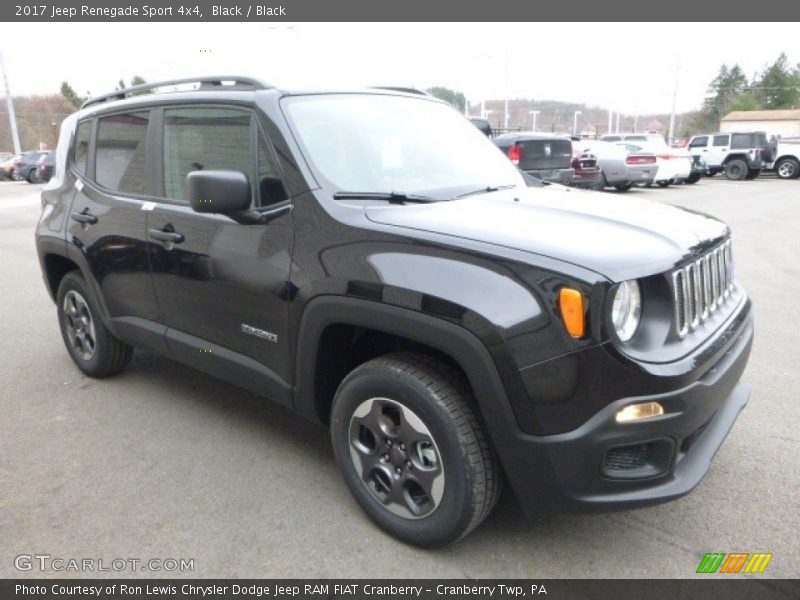 Black / Black 2017 Jeep Renegade Sport 4x4