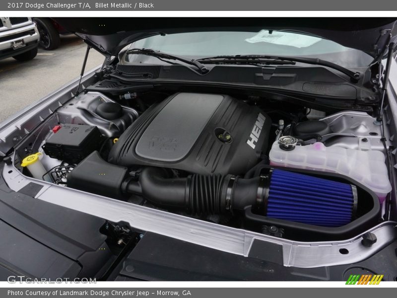 Billet Metallic / Black 2017 Dodge Challenger T/A