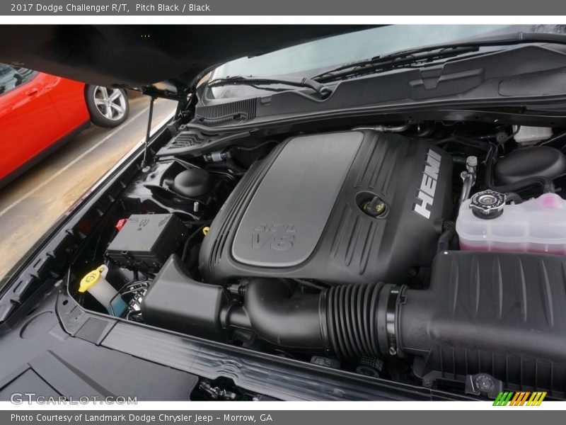 Pitch Black / Black 2017 Dodge Challenger R/T