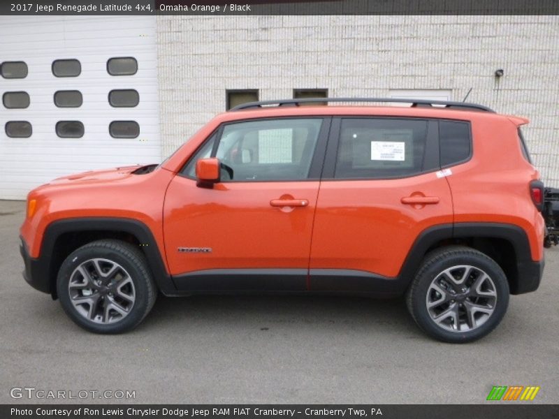 Omaha Orange / Black 2017 Jeep Renegade Latitude 4x4