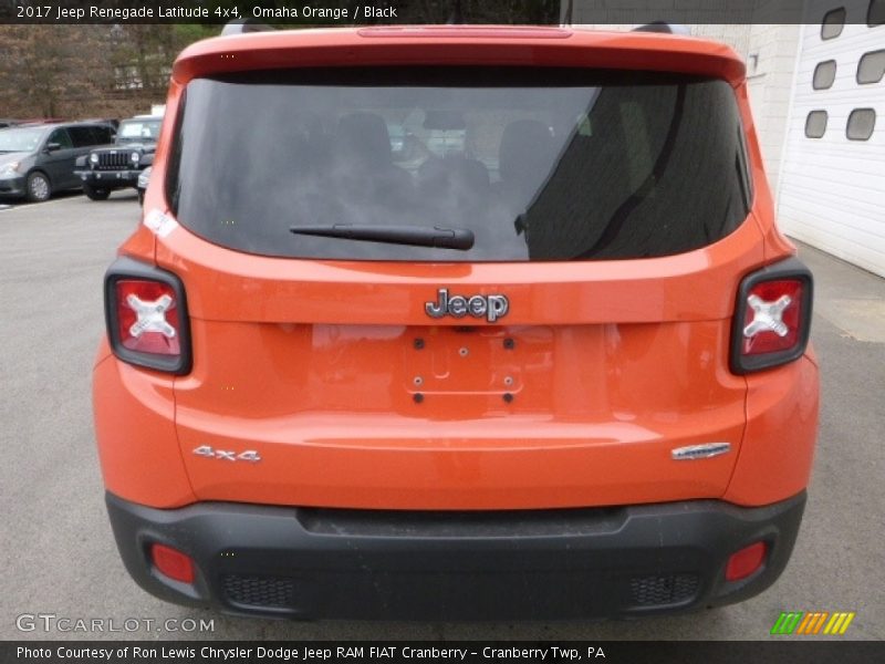 Omaha Orange / Black 2017 Jeep Renegade Latitude 4x4