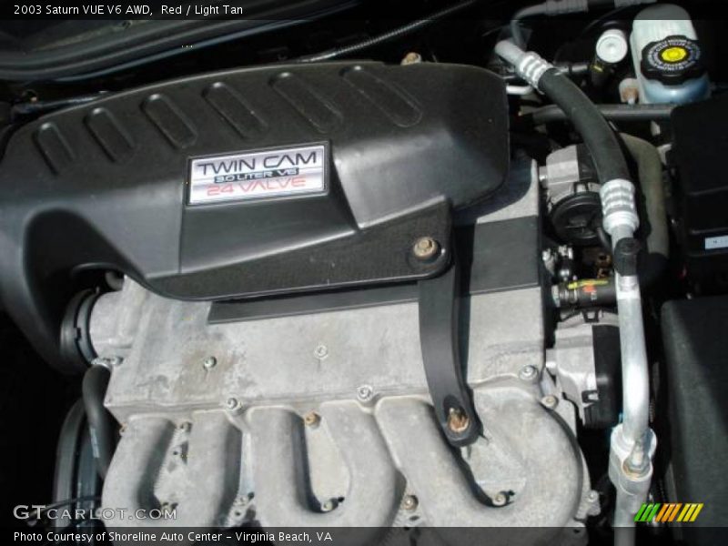 Red / Light Tan 2003 Saturn VUE V6 AWD