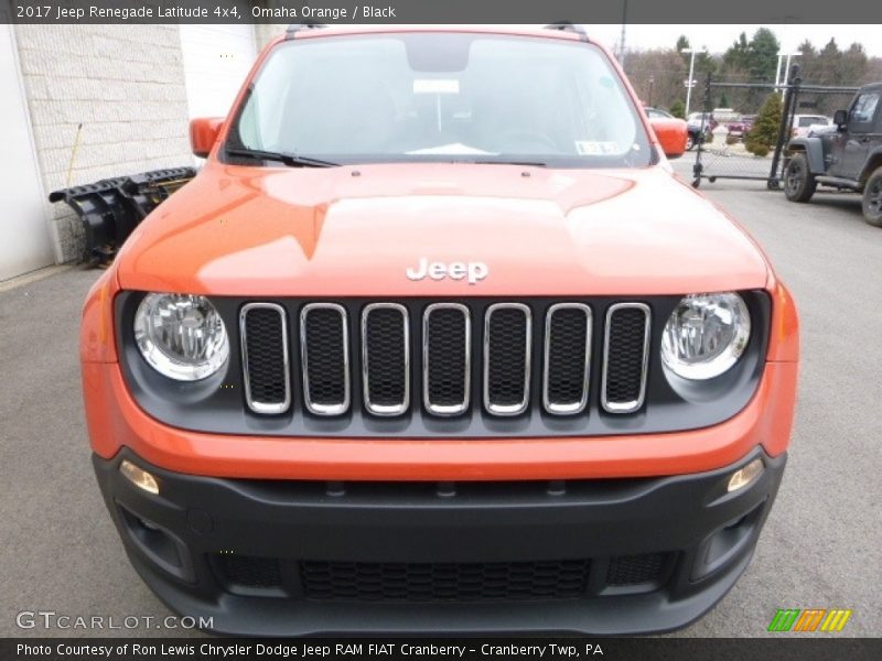 Omaha Orange / Black 2017 Jeep Renegade Latitude 4x4