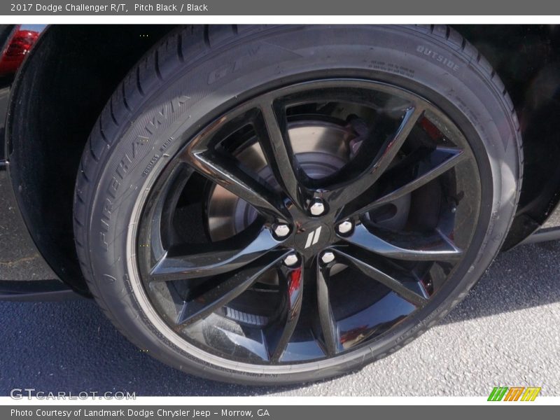 Pitch Black / Black 2017 Dodge Challenger R/T
