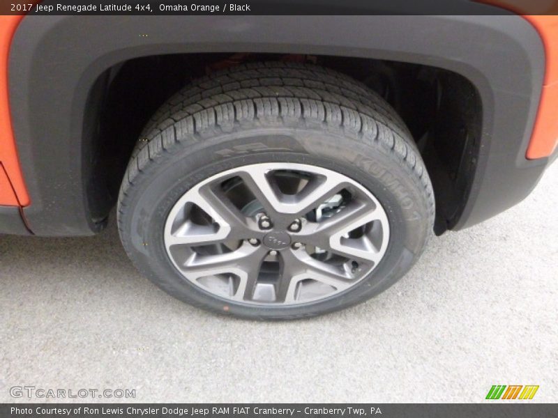 Omaha Orange / Black 2017 Jeep Renegade Latitude 4x4