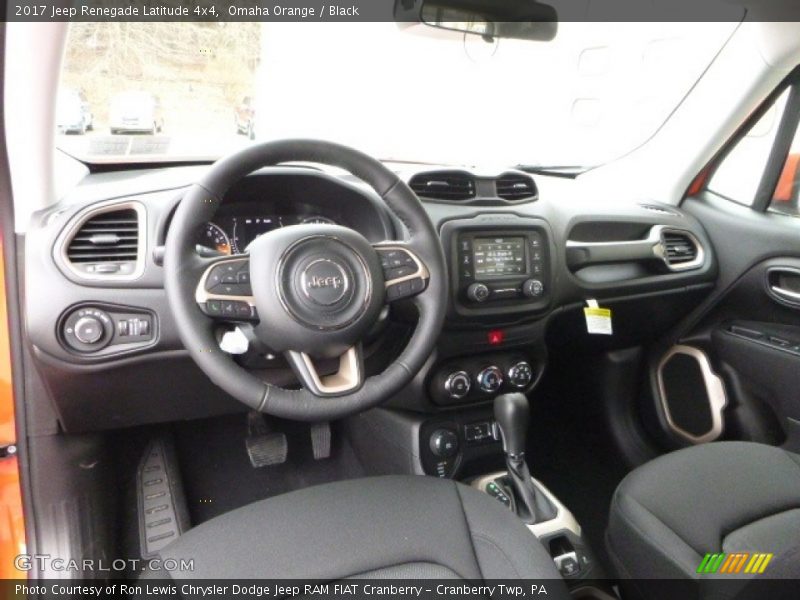 Omaha Orange / Black 2017 Jeep Renegade Latitude 4x4