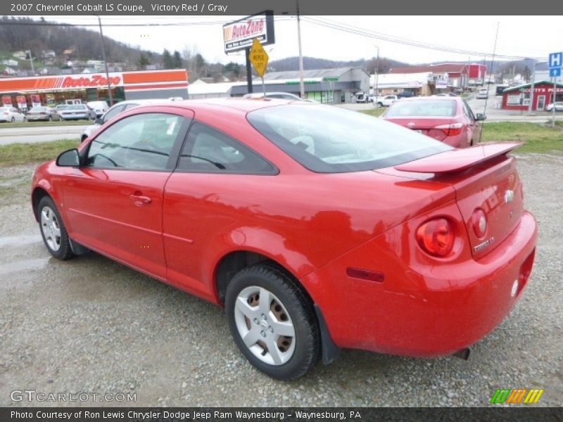 Victory Red / Gray 2007 Chevrolet Cobalt LS Coupe