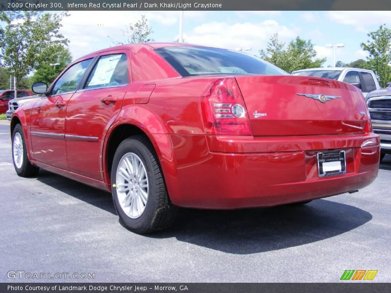 Inferno Red Crystal Pearl / Dark Khaki/Light Graystone 2009 Chrysler 300
