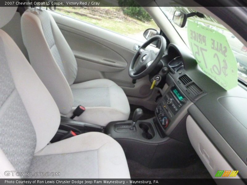 Victory Red / Gray 2007 Chevrolet Cobalt LS Coupe