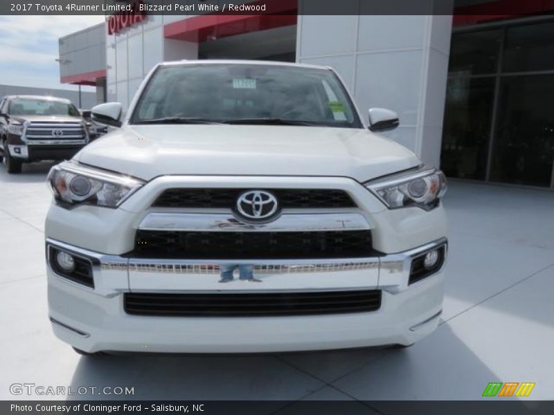 Blizzard Pearl White / Redwood 2017 Toyota 4Runner Limited