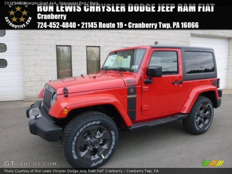 Firecracker Red / Black 2017 Jeep Wrangler Sport 4x4