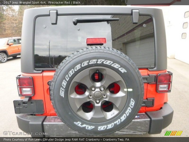 Firecracker Red / Black 2017 Jeep Wrangler Sport 4x4
