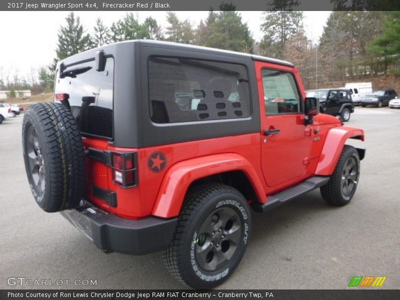 Firecracker Red / Black 2017 Jeep Wrangler Sport 4x4