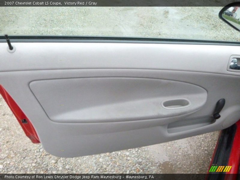 Victory Red / Gray 2007 Chevrolet Cobalt LS Coupe