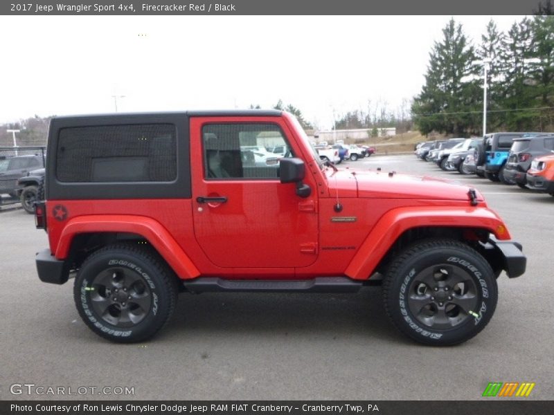 Firecracker Red / Black 2017 Jeep Wrangler Sport 4x4