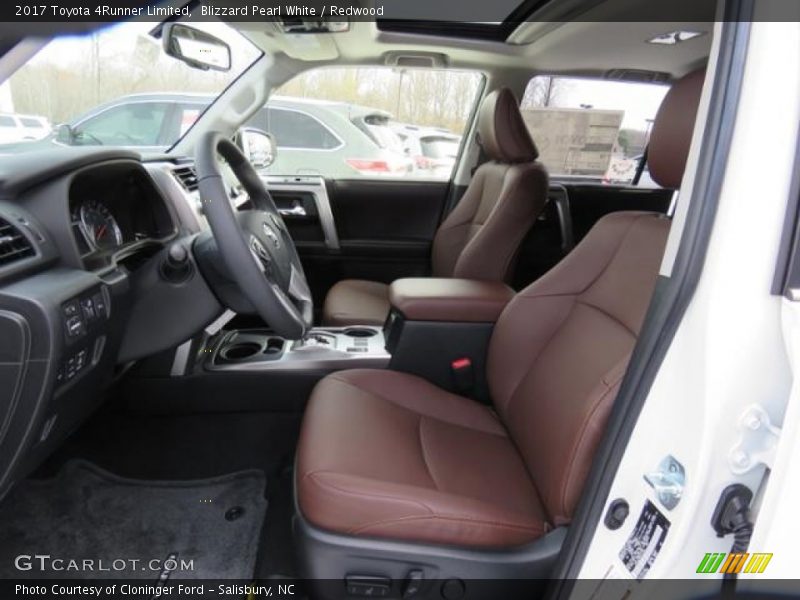 Front Seat of 2017 4Runner Limited