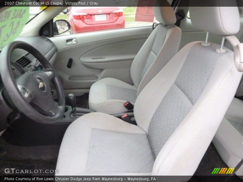 Victory Red / Gray 2007 Chevrolet Cobalt LS Coupe