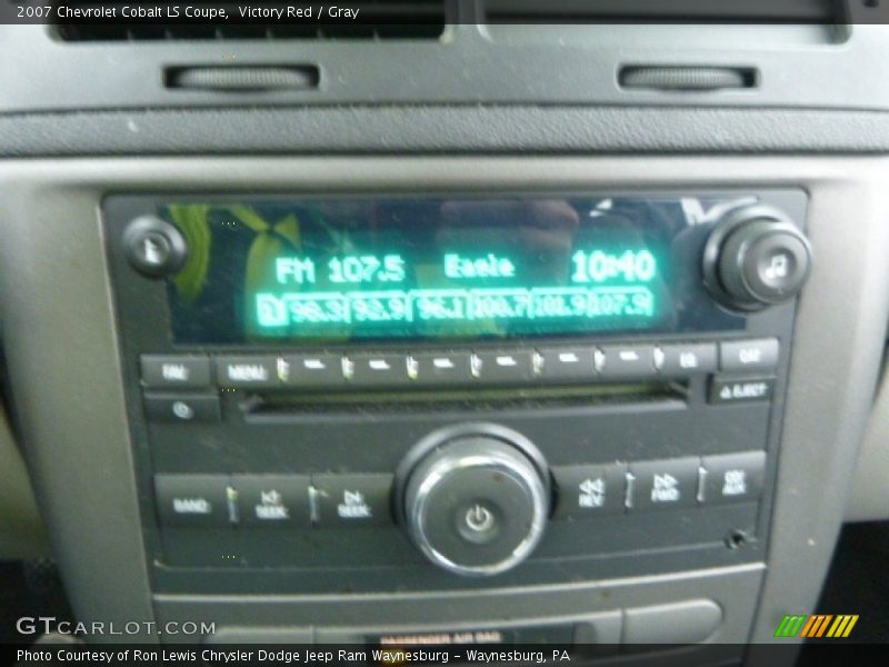 Victory Red / Gray 2007 Chevrolet Cobalt LS Coupe