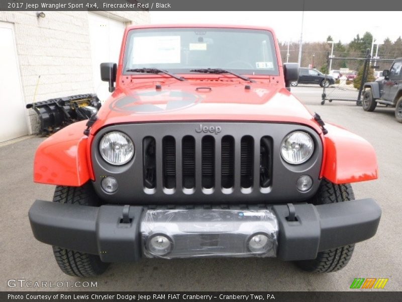 Firecracker Red / Black 2017 Jeep Wrangler Sport 4x4